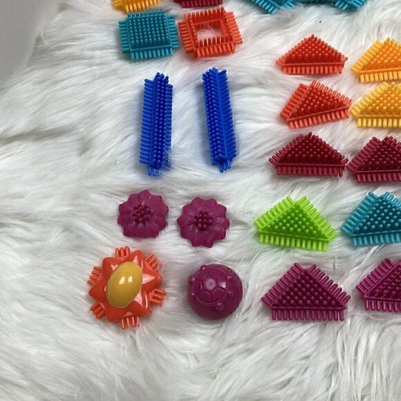 Bristle Building Blocks 37 Total Pieces Educational Toy Preschool - Picture 4 of 6
